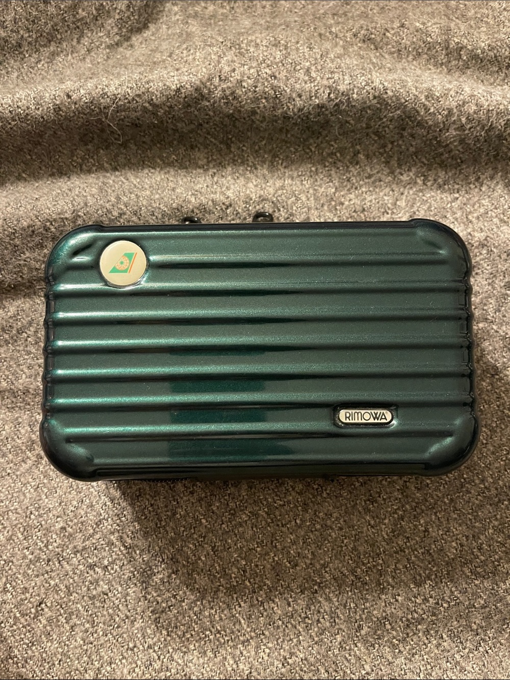 Rimowa First Class Amenity Toiletry Case - Metallic Green - Lightly Used